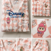 Pink Princess Checkered Pajama Set