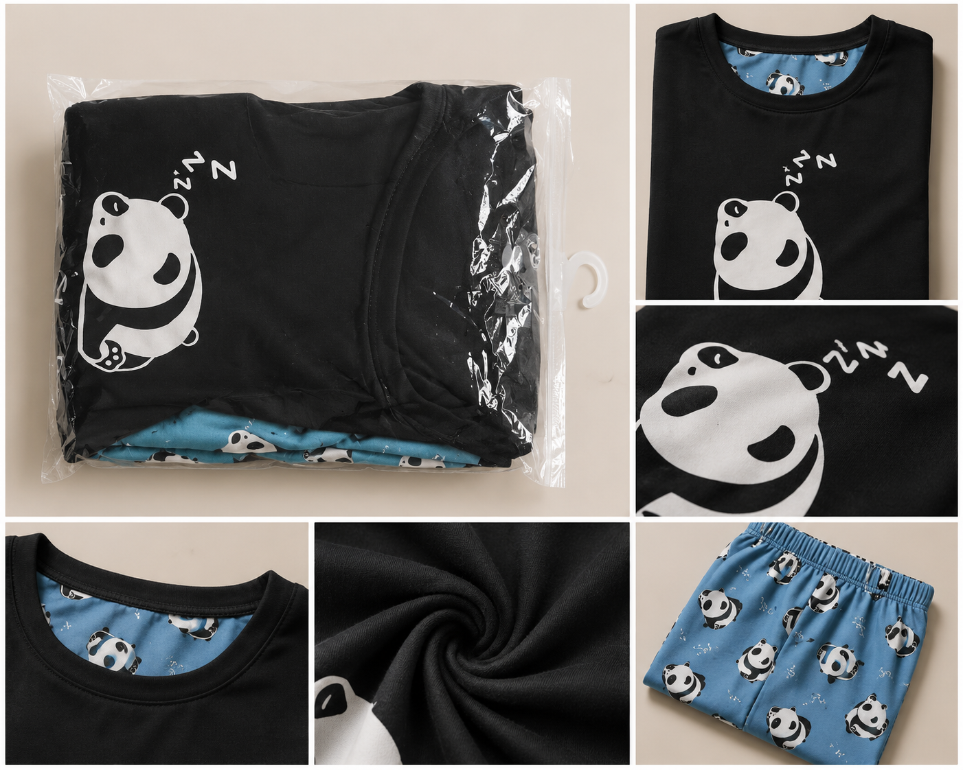 Mint Green Hippo Pajama Set