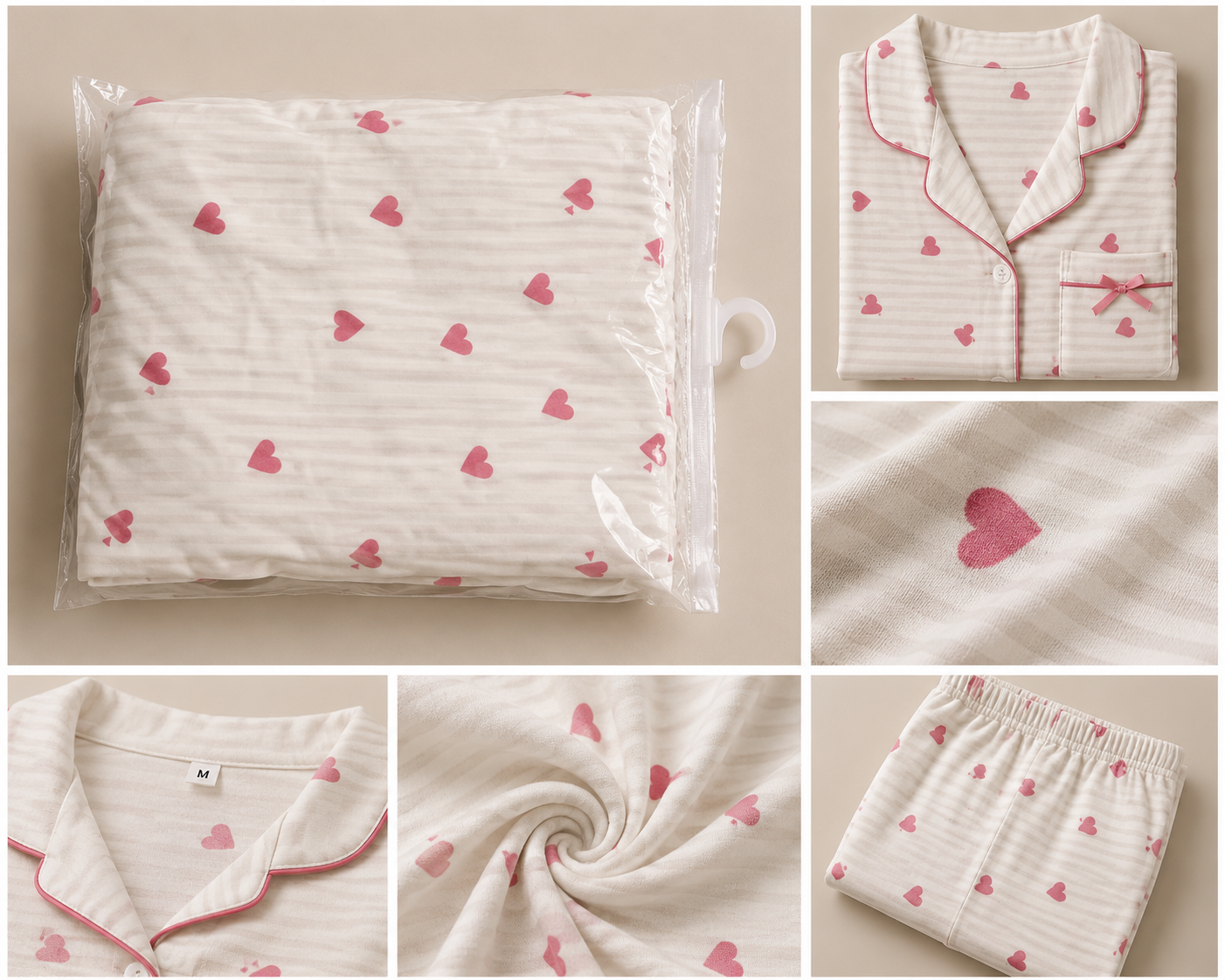 Peppa Character Pink Pajama Set